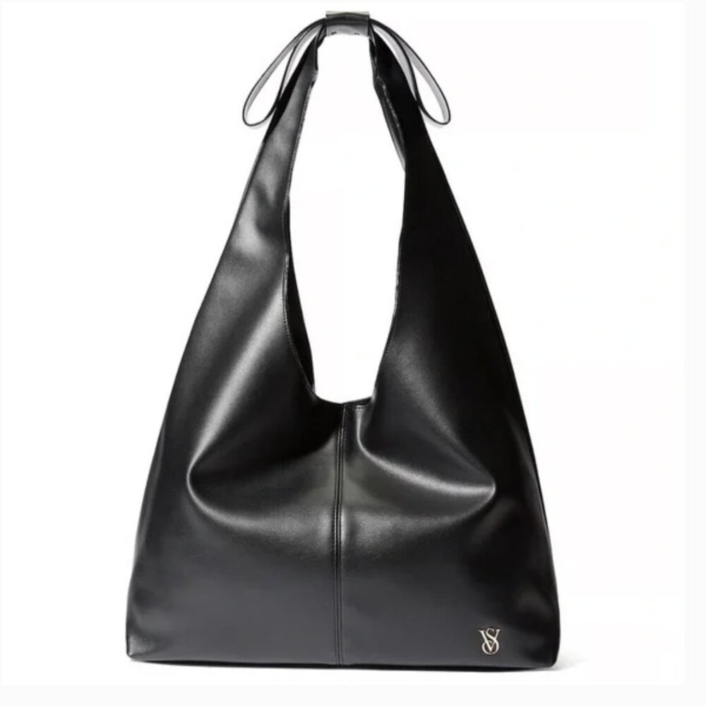 Victoria's Secret Black Bow Tote Bag - NWT